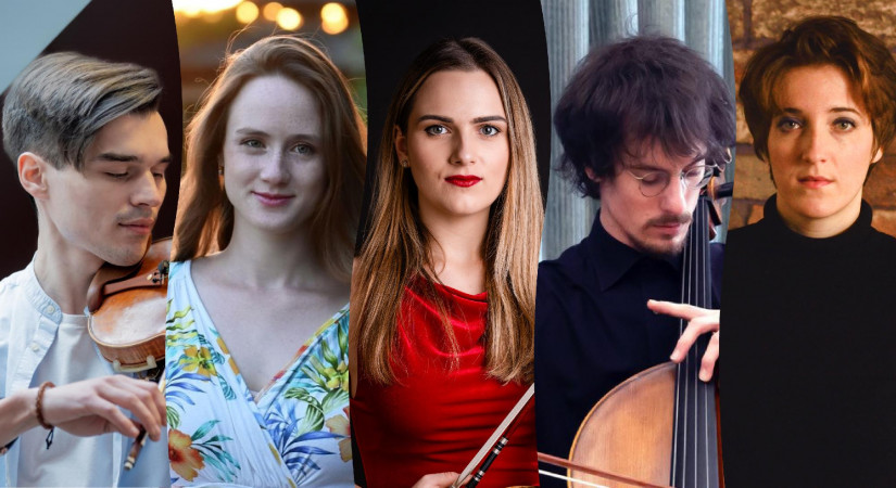 Balog Alexandra, Vida Mónika Ruth, Koppán Kata, Vavrinecz András és Tóth Barnabás kamaraestje